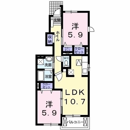 セレーノ　Iの物件間取画像